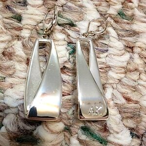 Sterling tone Anne Klein earrings